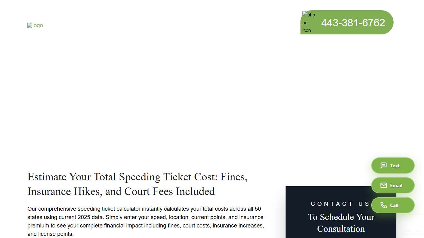 Speeding Ticket Cost Calculator Scheuerman Law LLC