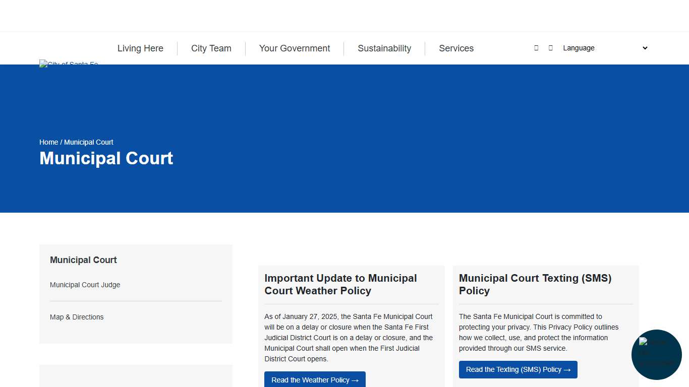 Municipal Court City of Santa Fe